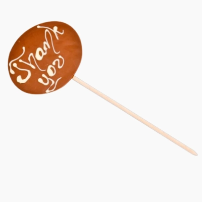 Lizak Thank you z mlecznej i gorzkiej czekolady 35g